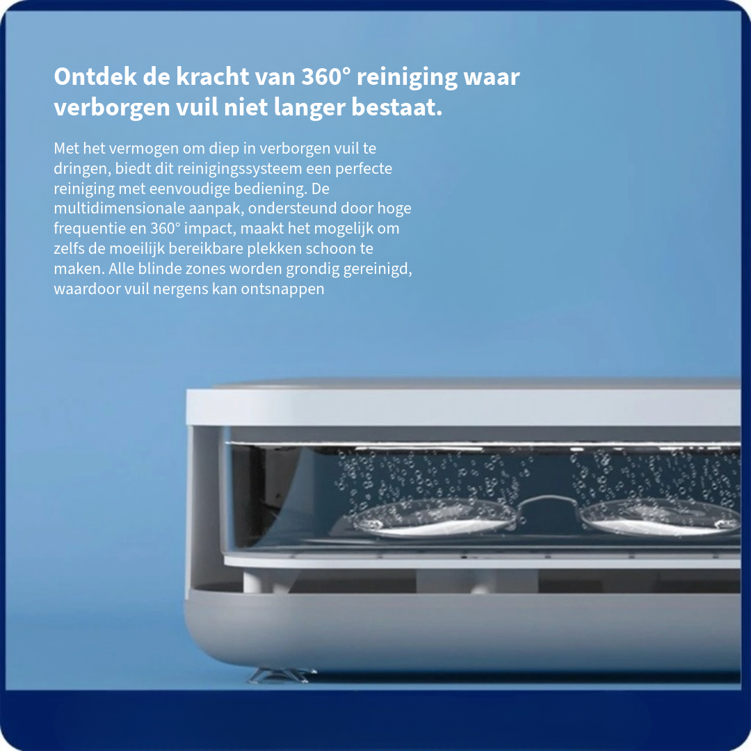 Draagbare Ultrasoon Reiniger voor Sieraden en Brillen - HAOYUNMA ®