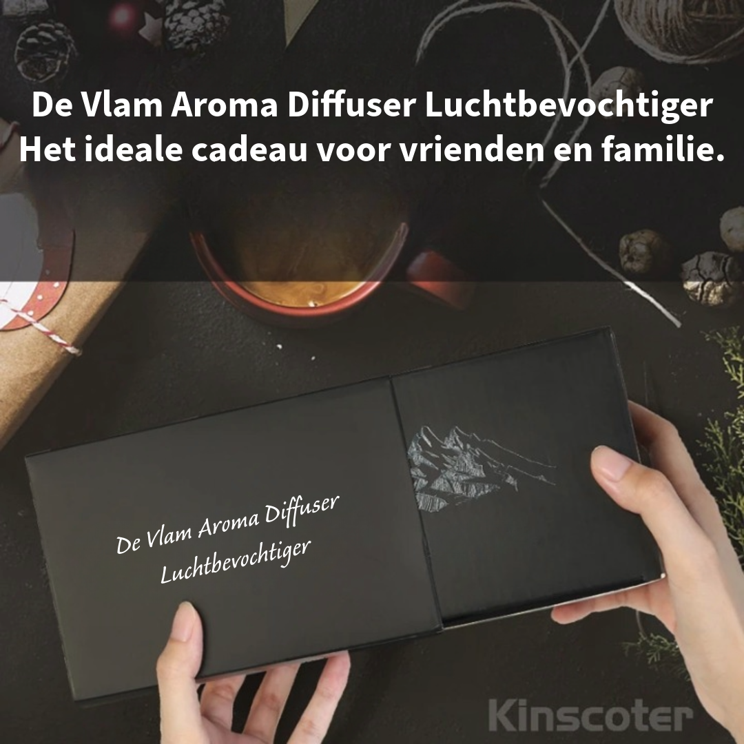 Vlam Aroma Diffuser Luchtbevochtiger - Kinscoter ®