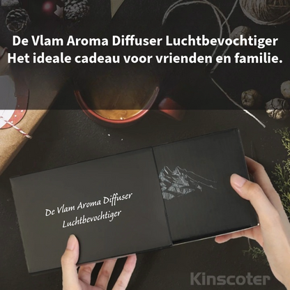 Vlam Aroma Diffuser Luchtbevochtiger - Kinscoter ®