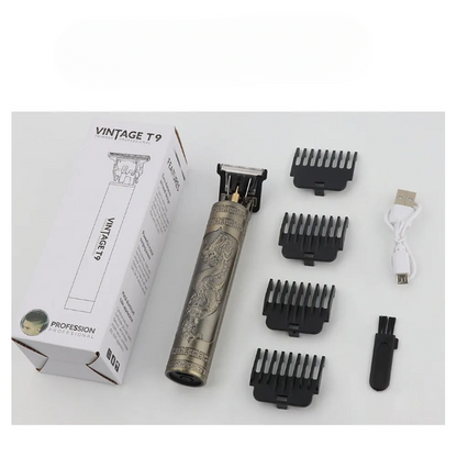 Elektrische Draadloze Vintage T9 Trimmer voor Mannen - VintageTrim ®