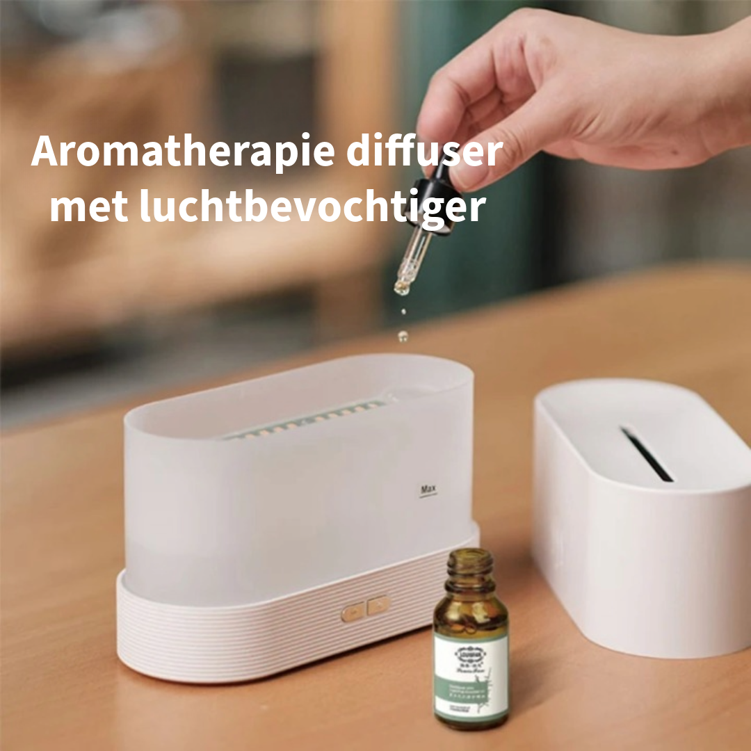 Vlam Aroma Diffuser Luchtbevochtiger - Kinscoter ®