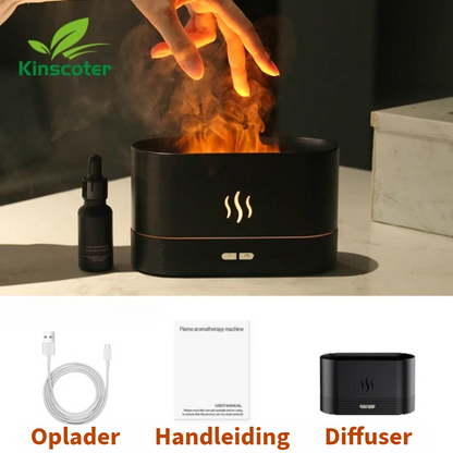 Vlam Aroma Diffuser Luchtbevochtiger - Kinscoter ®