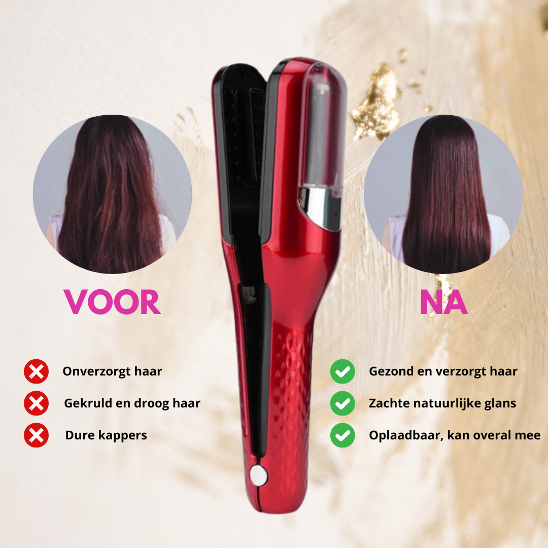 Oplaadbare Haartrimmer voor Gespleten Haarpunten en Haarherstel