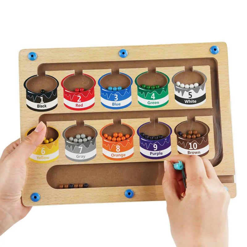 Magnetisch Kleur- en Nummerlabyrint - Lee's Sharing ®