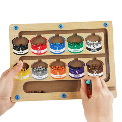 Magnetisch Kleur- en Nummerlabyrint - Lee's Sharing ®