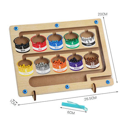 Magnetisch Kleur- en Nummerlabyrint - Lee's Sharing ®