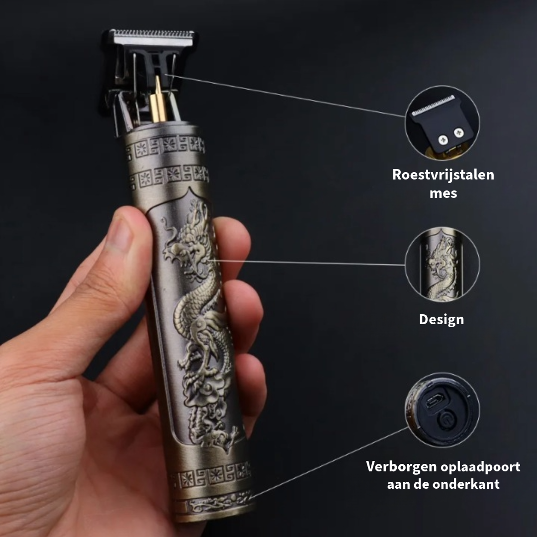 Elektrische Draadloze Vintage T9 Trimmer voor Mannen - VintageTrim ®