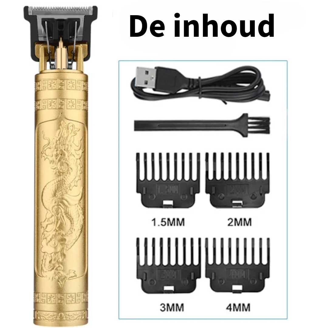 Elektrische Draadloze Vintage T9 Trimmer voor Mannen - VintageTrim ®