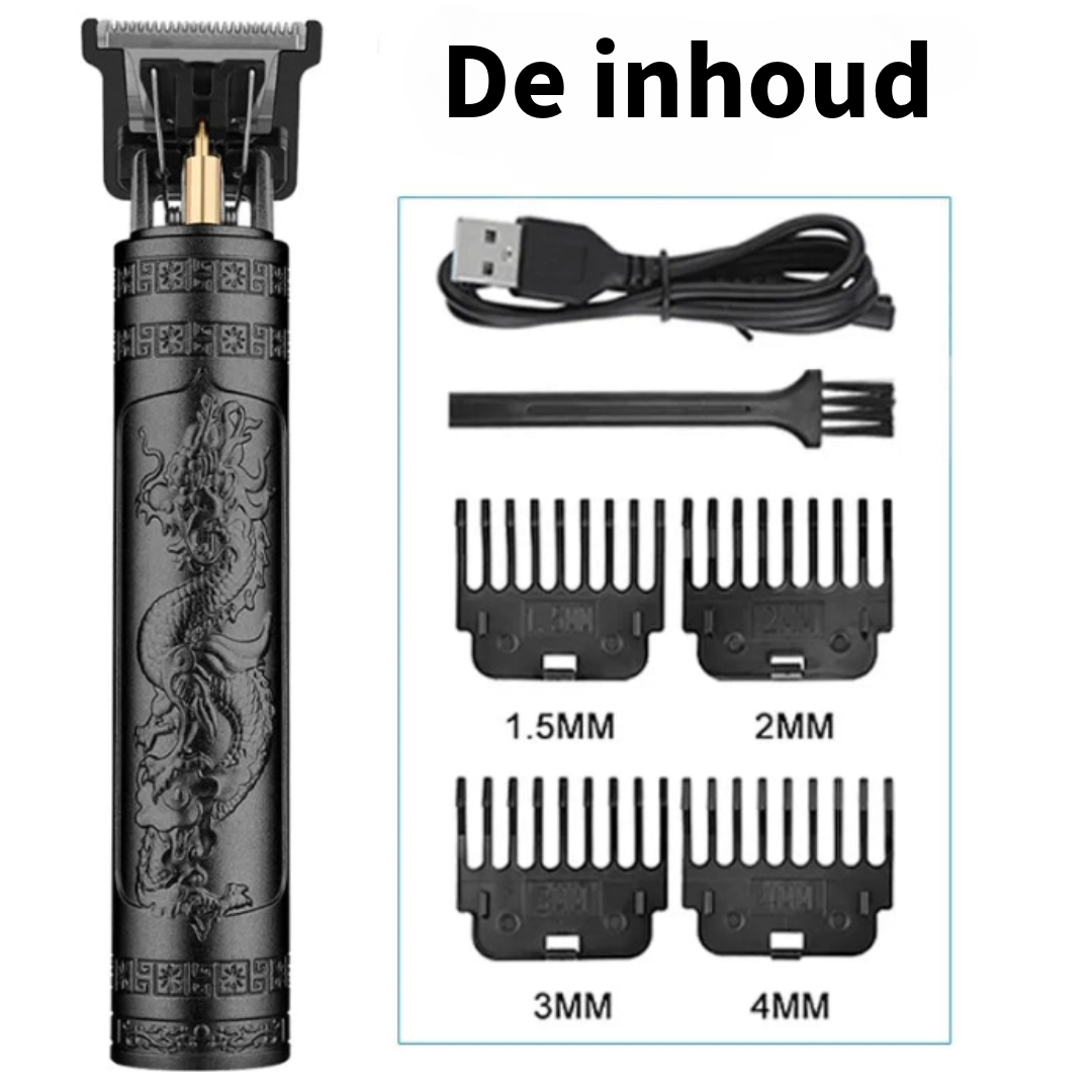 Elektrische Draadloze Vintage T9 Trimmer voor Mannen - VintageTrim ®