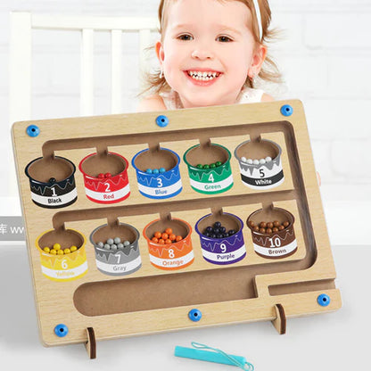 Magnetisch Kleur- en Nummerlabyrint - Lee's Sharing ®